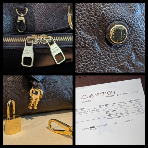 🦄Louis Vuitton Montaigne GM Empreinte - Picture 3 of 8